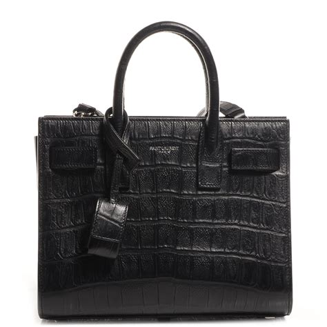 ysl croc embossed sac de jour|The Ultimate Bag Guide: The Saint Laurent Sac de Jour Bag.